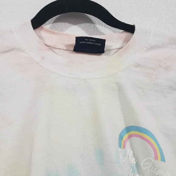 SPIRIT JERSEY Womens Rainbow Tie Dye Bubba Gump Shrimp Long Sleeve Shirt Size L - Picture 8 of 13